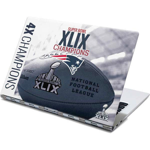 NFL New England Patriots Super Bowl Champs Yoga 910 2-in-1 14in Touch-Screen Skin